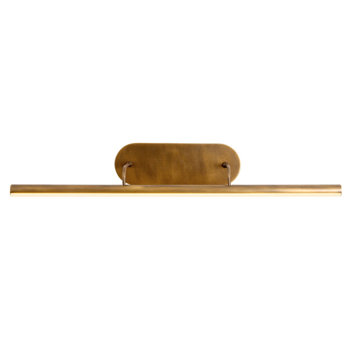 Slender 32-in Vintage Brass Dimmable LED Wall/Picture Light