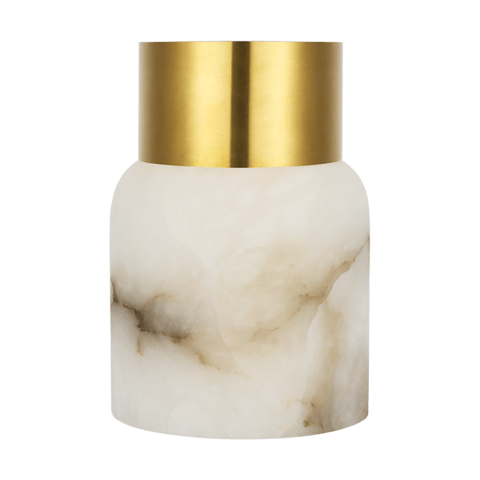 Caspe Alabaster Rechargeable Table Lamp by Visual Comfort Modern