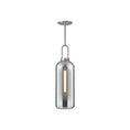 Load image into Gallery viewer, Soji 6-in Brushed Nickel/Smoked Solid Glass 1 Light Pendant by Alora Lighting | PD401606BNSM | Alora Lighting
