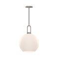 Load image into Gallery viewer, Soji 10-in Brushed Nickel/Opal Matte Glass 1 Light Pendant by Alora Lighting | PD601710BNOP | Alora Lighting

