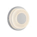 Stephord LED Wall Sconce in Chrome/Frosted Glass Finish | Kuzco Lighting