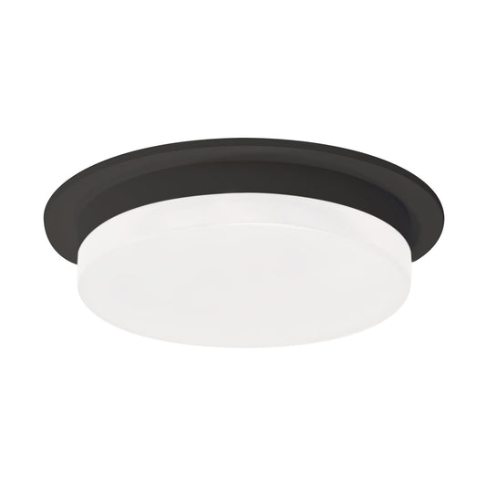 Stockton LED Flush Mount in Black Finish | Kuzco Lighting