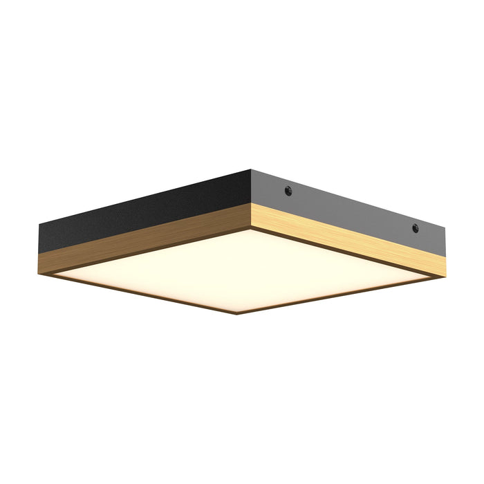 Sydney 11-in Aged Gold/Matte Black LED Flush Mount by Alora Lighting | FM553211AGMB | Alora Lighting