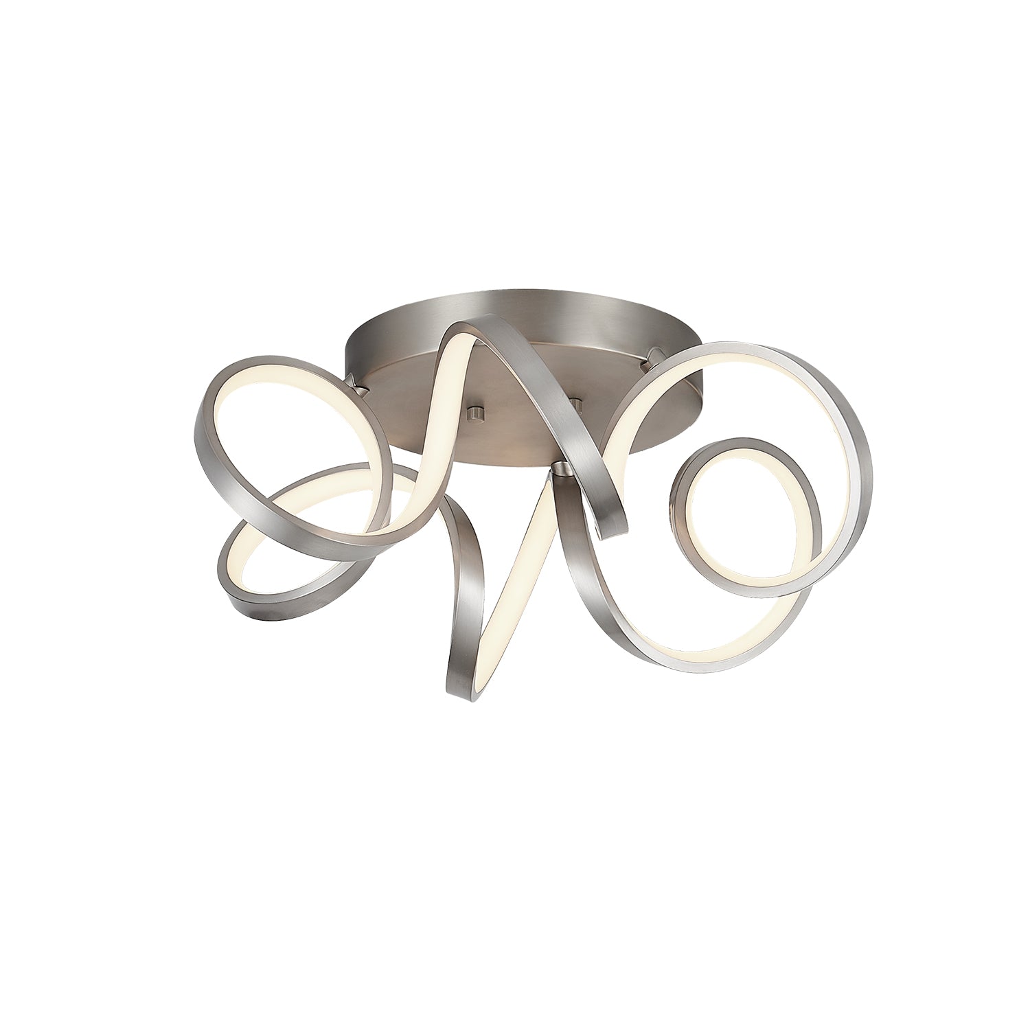 Synergy LED Flush Mount in Antique Silver Finish | Kuzco Lighting