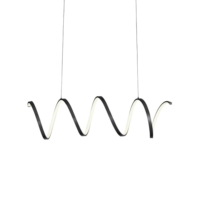 Synergy LED Linear Pendant in Black Finish | Kuzco Lighting