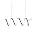 Synergy LED Linear Pendant in Black Finish | Kuzco Lighting
