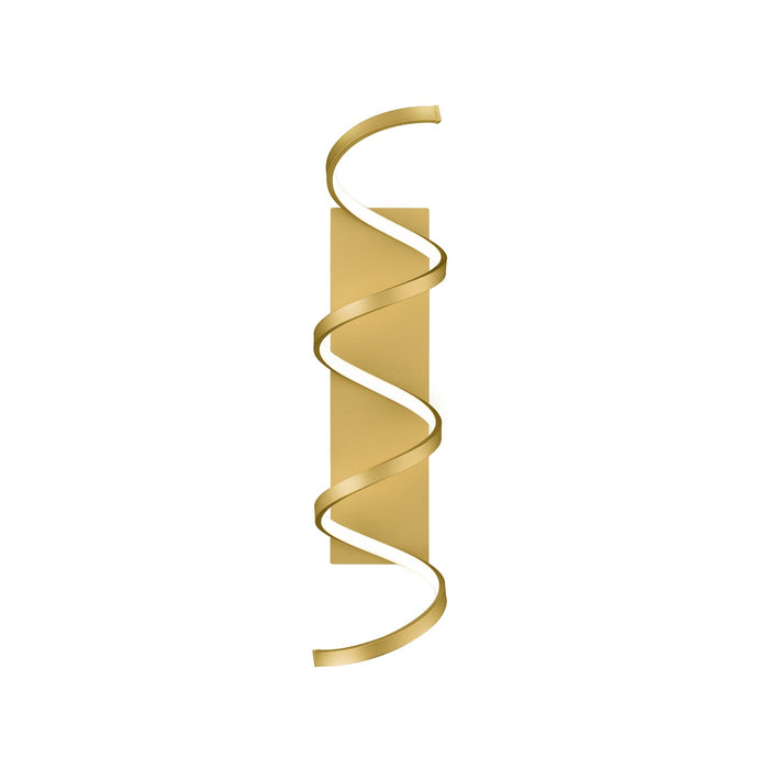 Synergy LED Wall Sconce in Antique Brass Finish | Kuzco Lighting