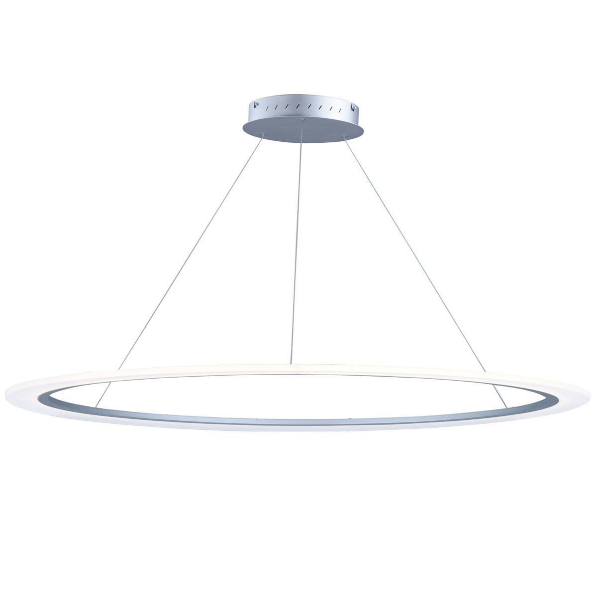 Saturn II LED Pendant - Matte Silver