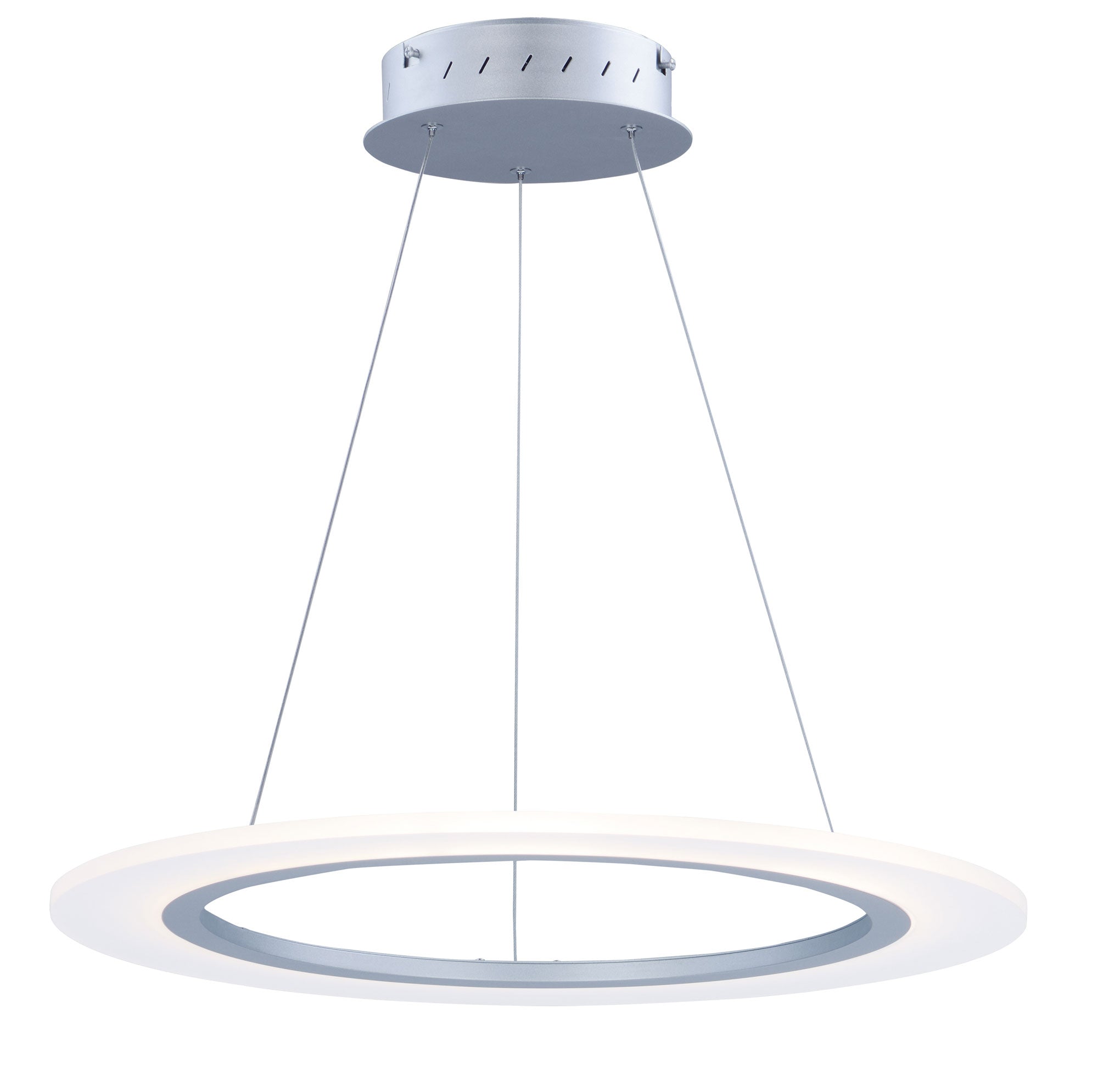 Saturn II LED Pendant - Matte Silver