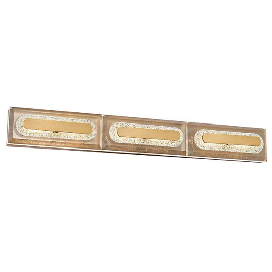 Soiree LED Vanity Light Aged Brass