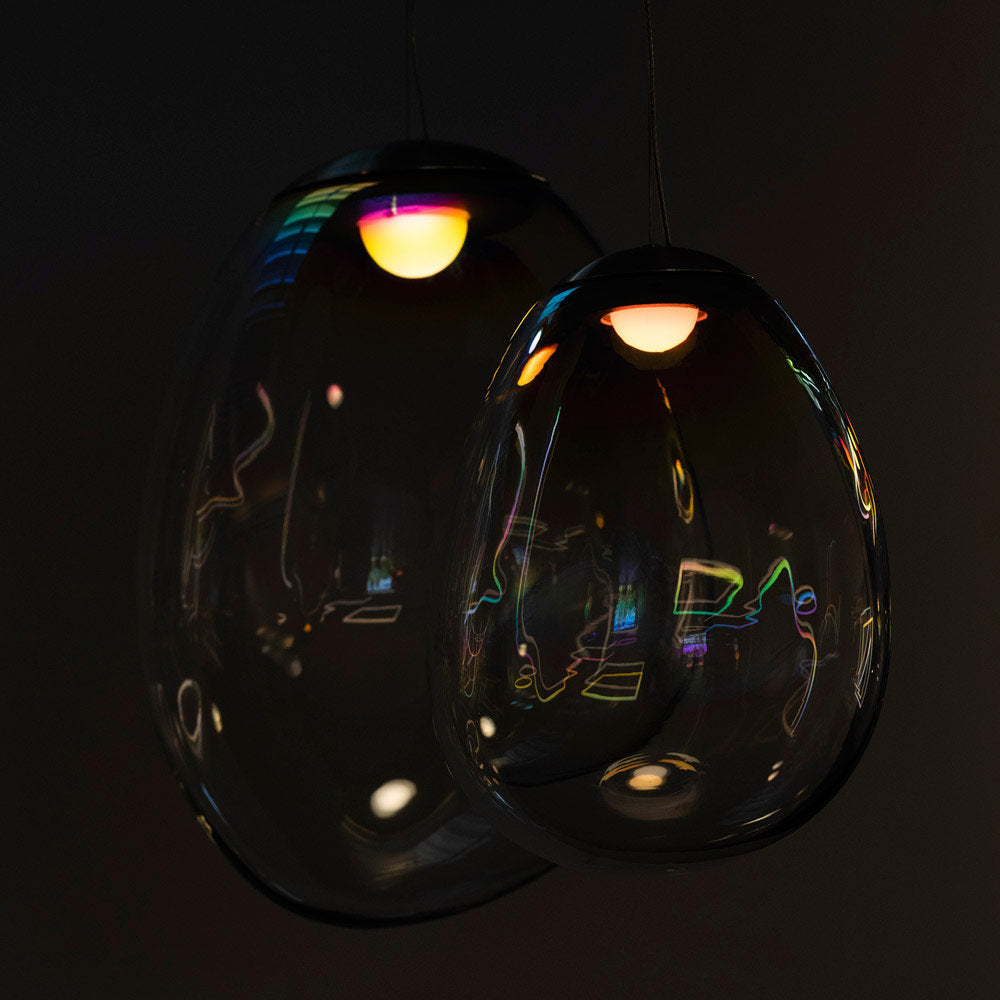 Stellar Nebula LED Pendant Detail