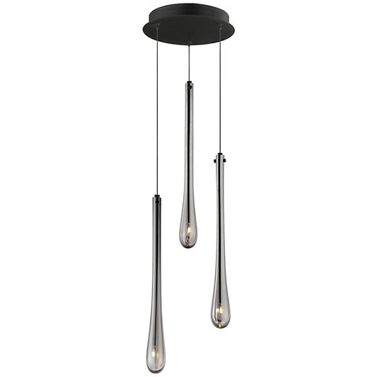 Stillo 3-Light Pendant - Black