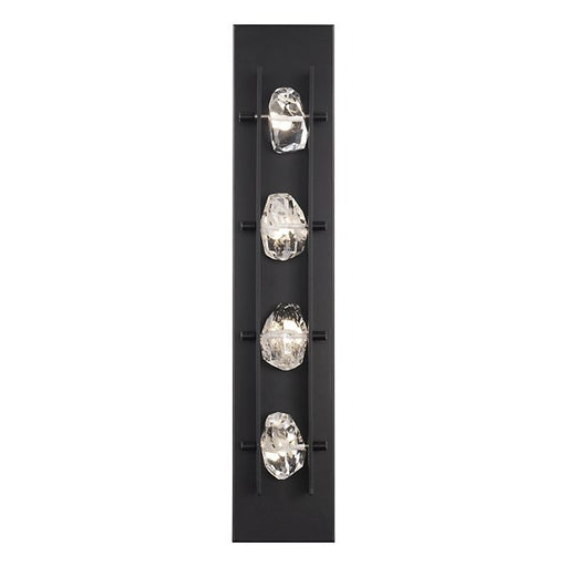 Strata LED Outdoor Wall Sconce Black Finish