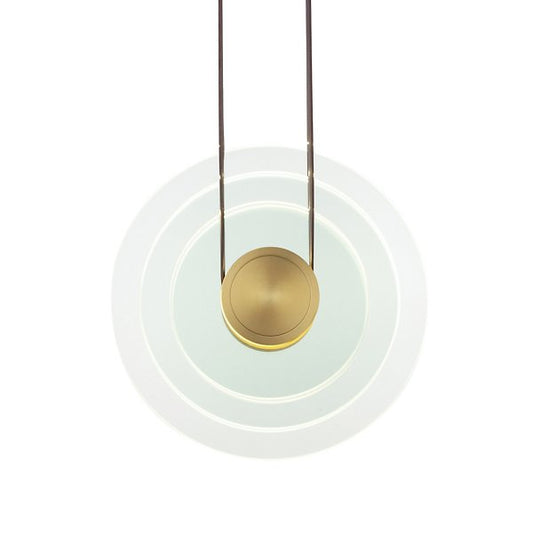 Stratum LED Pendant Brass