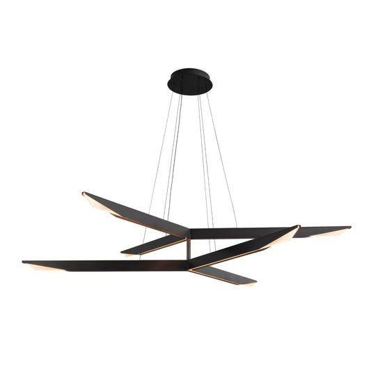 Tachi LED Chandelier in Urban Bronze Finish | Kuzco Lighting
