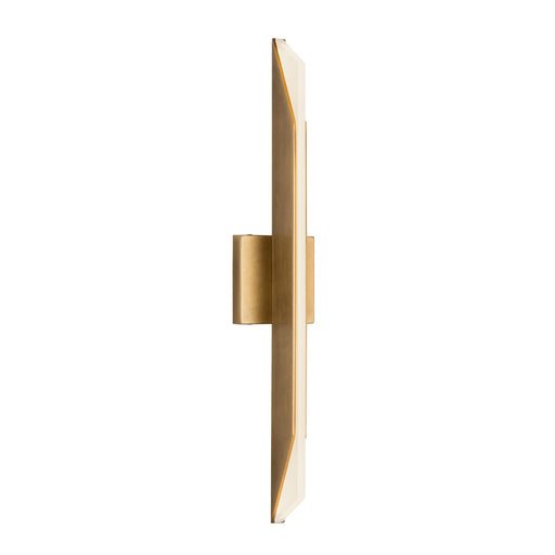 Tachi LED Vanity Light in Vintage Brass Finish | Kuzco Lighting