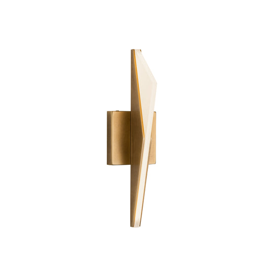 Tachi LED Wall Sconce in Vintage Brass Finish | Kuzco Lighting