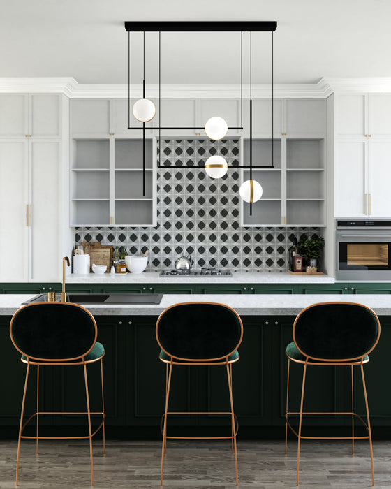 Tagliato LED 4 Light Linear Suspension by Alora Lighting