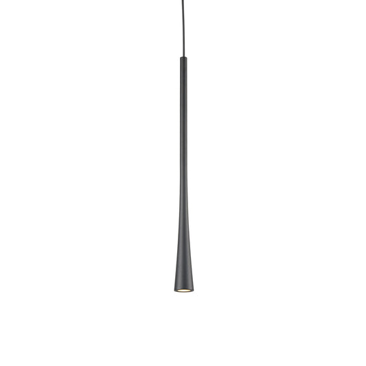 Taper LED Pendant in Black Finish | Kuzco Lighting