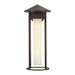 Tenko 18-in Bronze/Glossy Opal Glass 1 Light Exterior Wall by Alora Lighting | EW526318BZGO | Alora Lighting