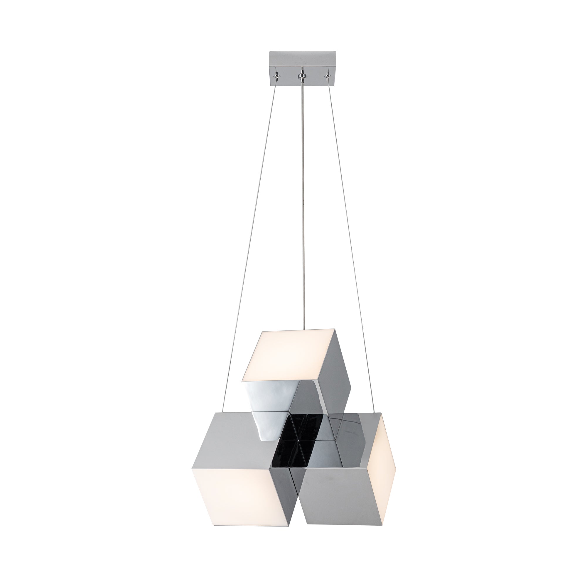 Tetra LED Pendant in Chrome Finish | Kuzco Lighting