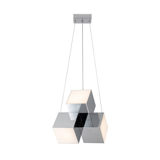Tetra LED Pendant in Chrome Finish | Kuzco Lighting