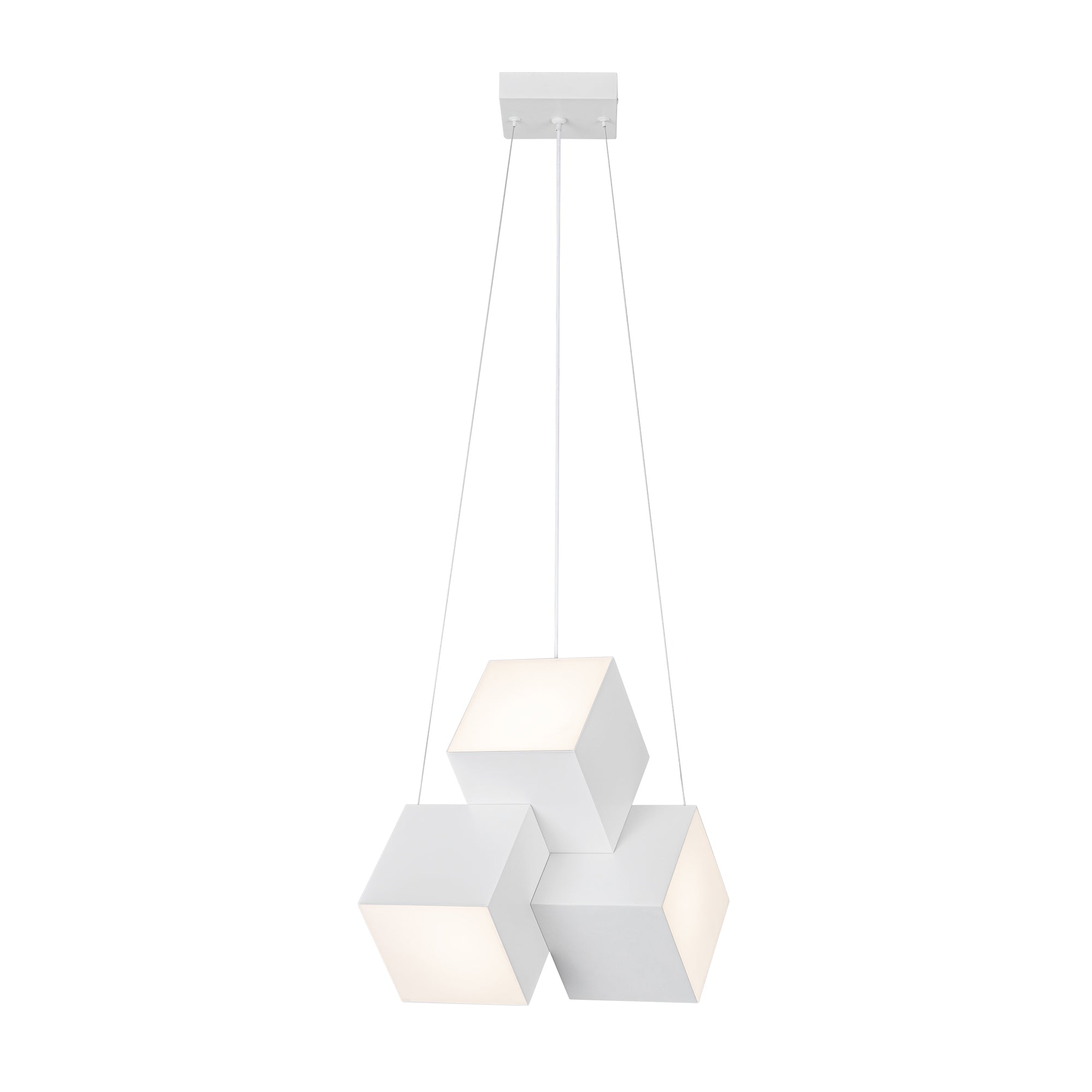 Tetra LED Pendant in White Finish | Kuzco Lighting