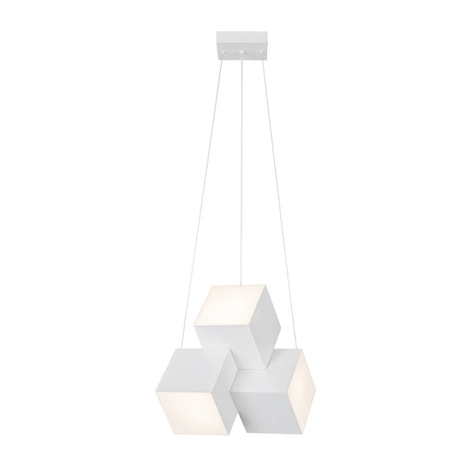 Tetra LED Pendant in White Finish | Kuzco Lighting