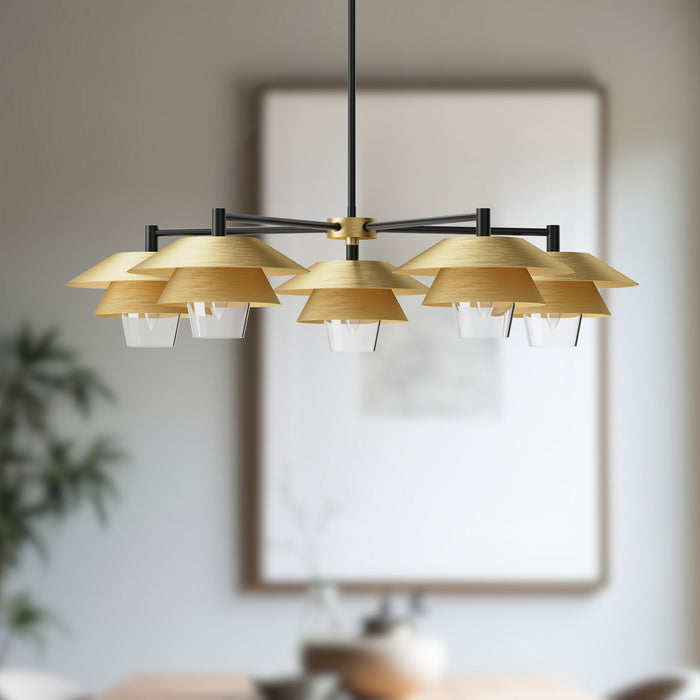 Tetsu Chandelier by Alora Lighting