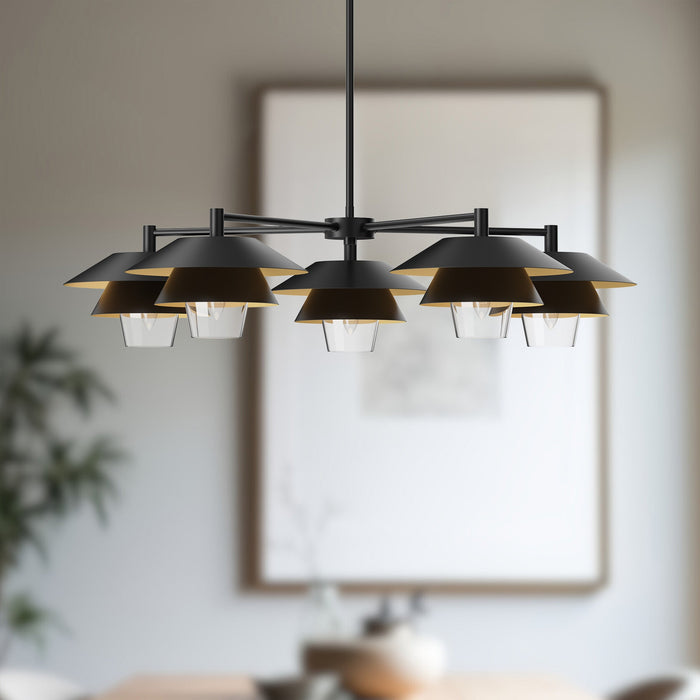 Tetsu Chandelier by Alora Lighting