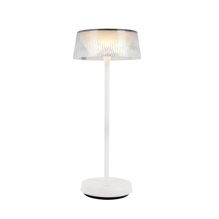 Tindra LED Table Lamp in White Finish | Kuzco Lighting
