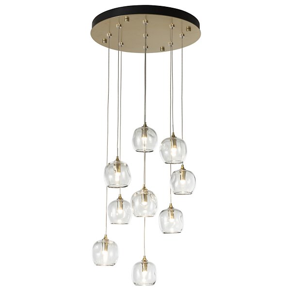 Ume Round Multi-Light Pendant - Clear