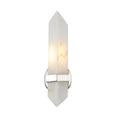 Load image into Gallery viewer, Valencia 5-in Polished Nickel/Alabaster 1 Light Wall/Vanity by Alora Lighting | WV334105PNAR | Alora Lighting
