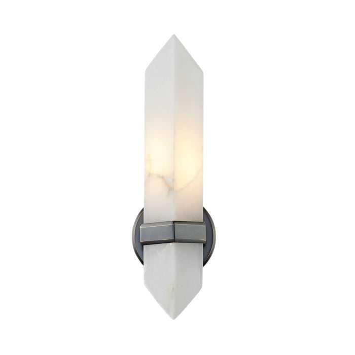 Valencia 5-in Urban Bronze/Alabaster 1 Light Wall/Vanity by Alora Lighting | WV334105UBAR | Alora Lighting