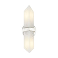 Load image into Gallery viewer, Valencia 15-in Polished Nickel/Alabaster 2 Lights Wall/Vanity by Alora Lighting | WV334215PNAR | Alora Lighting
