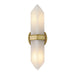 Valencia 15-in Vintage Brass/Alabaster 2 Lights Wall/Vanity by Alora Lighting | WV334215VBAR | Alora Lighting