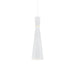 Vanderbilt Pendant in White With Gold Detail Finish | Kuzco Lighting