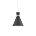 Vanderbilt Pendant in Black With Gold Detail Finish | Kuzco Lighting