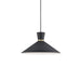 Vanderbilt Pendant in Black With Gold Detail Finish | Kuzco Lighting