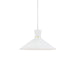 Vanderbilt Pendant in White With Gold Detail Finish | Kuzco Lighting