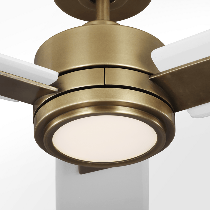 Harris Smart 56 LED - Hand Rubbed Antique Brass by Visual Comfort Fan