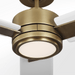 Harris Smart 56 LED - Hand Rubbed Antique Brass by Visual Comfort Fan