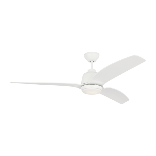 Avila Coastal 60 LED - Matte White by Visual Comfort Fan