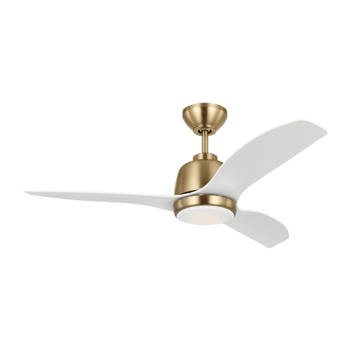 Avila 44 LED - Satin Brass by Visual Comfort Fan