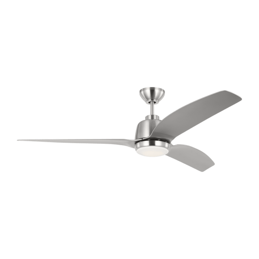 Avila 60 LED - Brushed Steel by Visual Comfort Fan