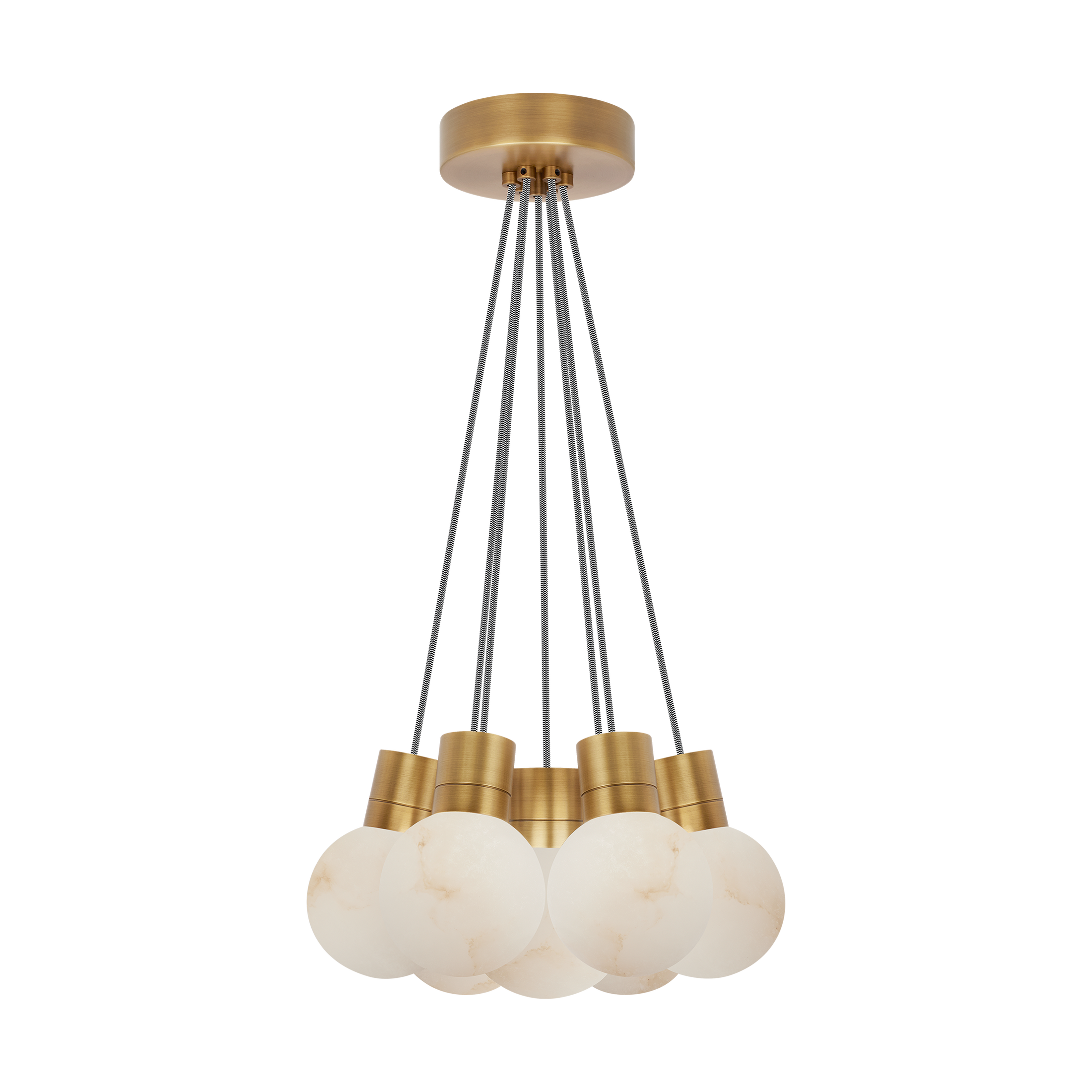 Mina Alabaster 7-Light Chandelier