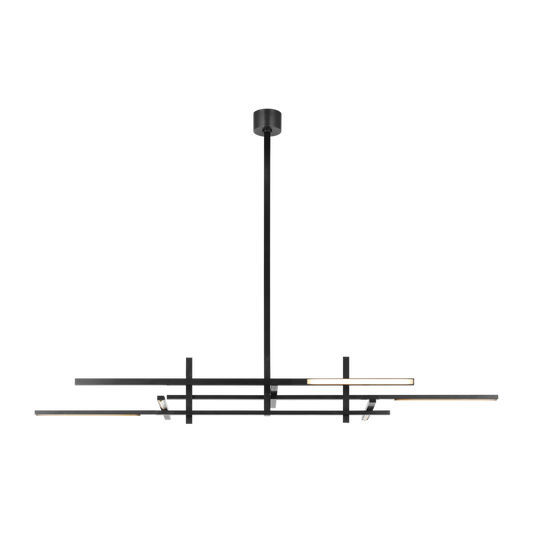 Cityscape Stacked X-Large Linear Chandelier