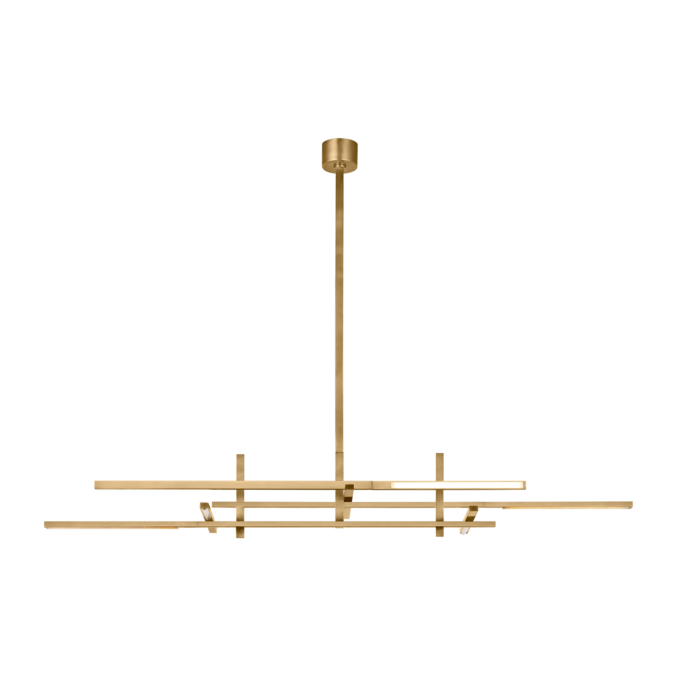 Cityscape Stacked X-Large Linear Chandelier