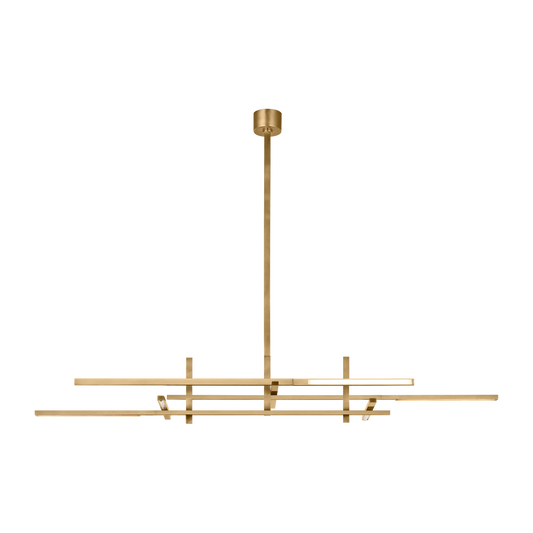 Cityscape Stacked X-Large Linear Chandelier