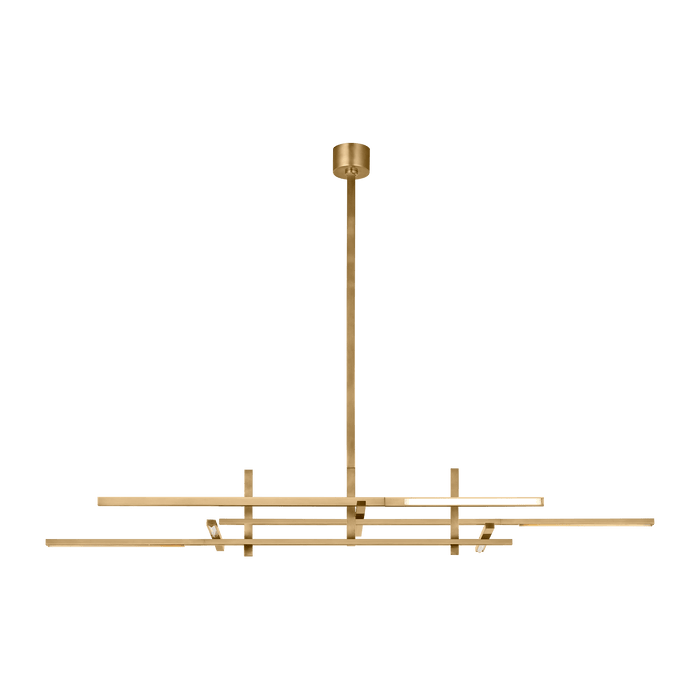 Cityscape Stacked X-Large Linear Chandelier by Visual Comfort Modern